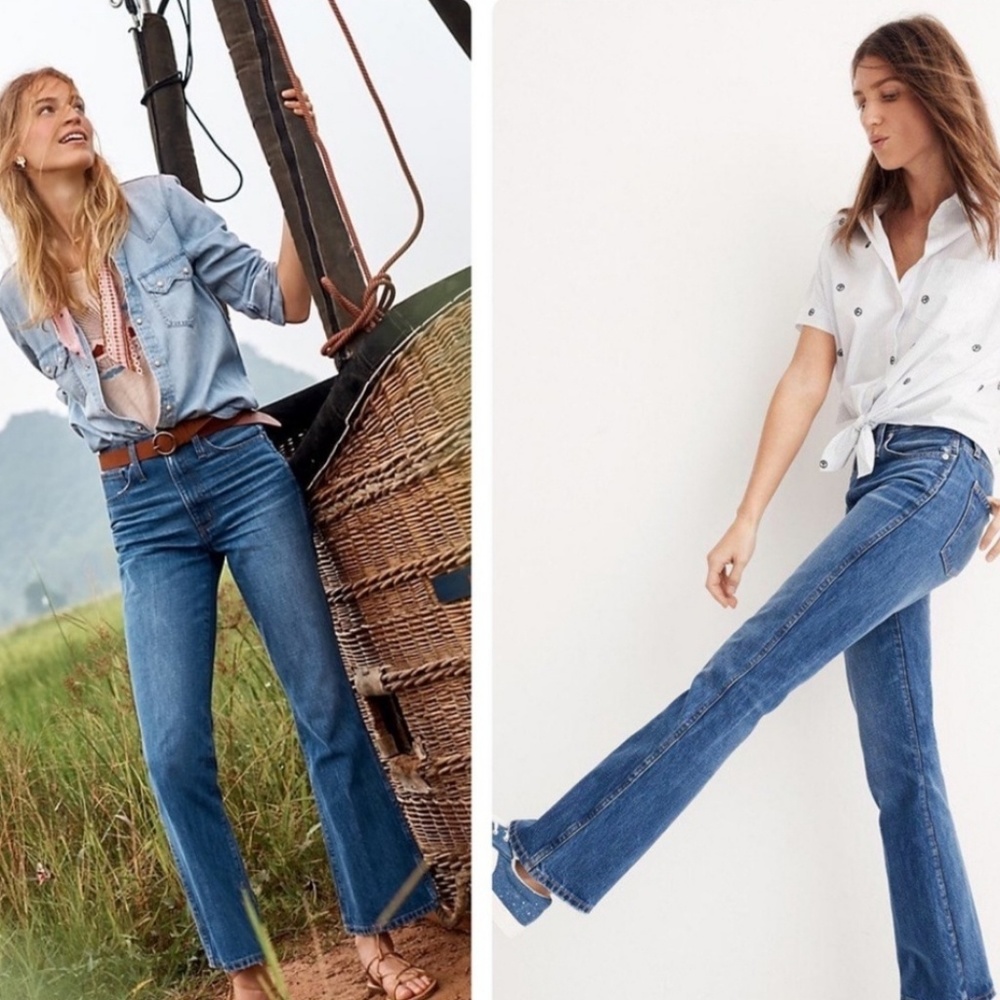 NWT madewell crop flare jean